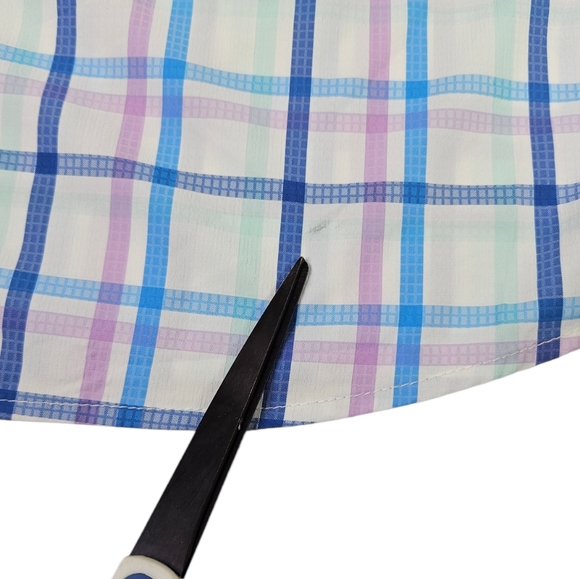 Columbia PFG Plaid Vented Fishing Shirt Short Sleeve Men's Size Large Multicolor - Picture 5 of 12